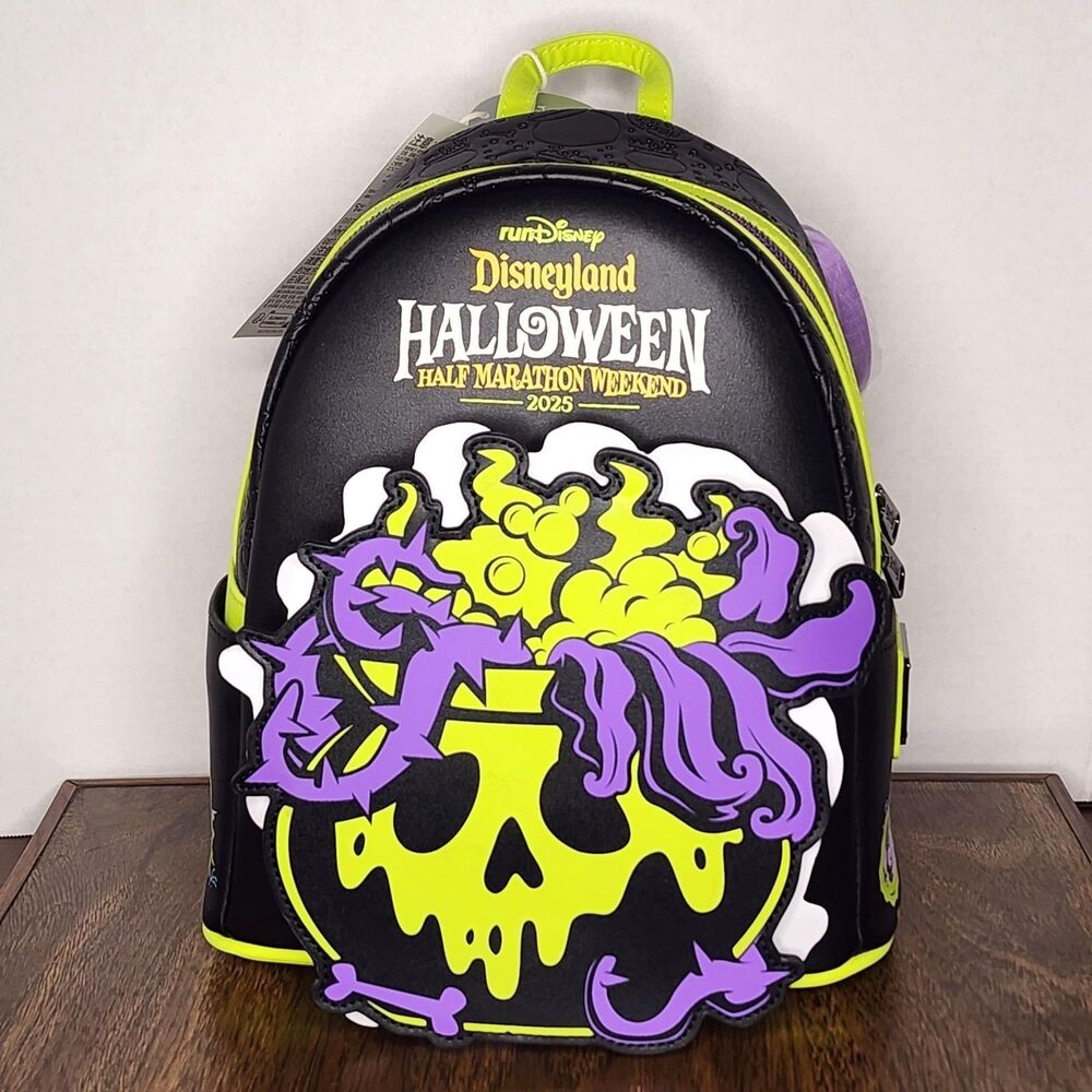 Loungefly runDisney Halloween 2025 Half Marathon Villains Mini Backpack